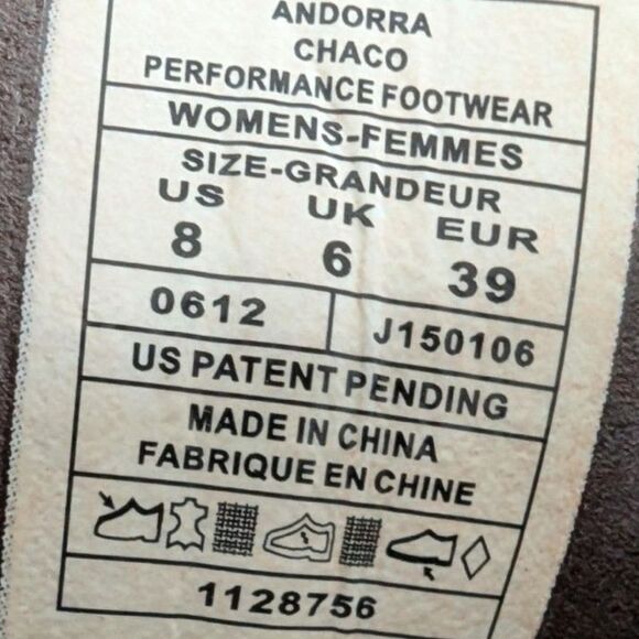 Chaco Andorra Lace-up Suede Boots - Size 8 - Picture 4 of 5